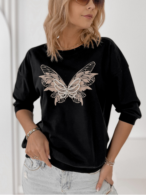 BLOUSE CHARTRES NOIR
