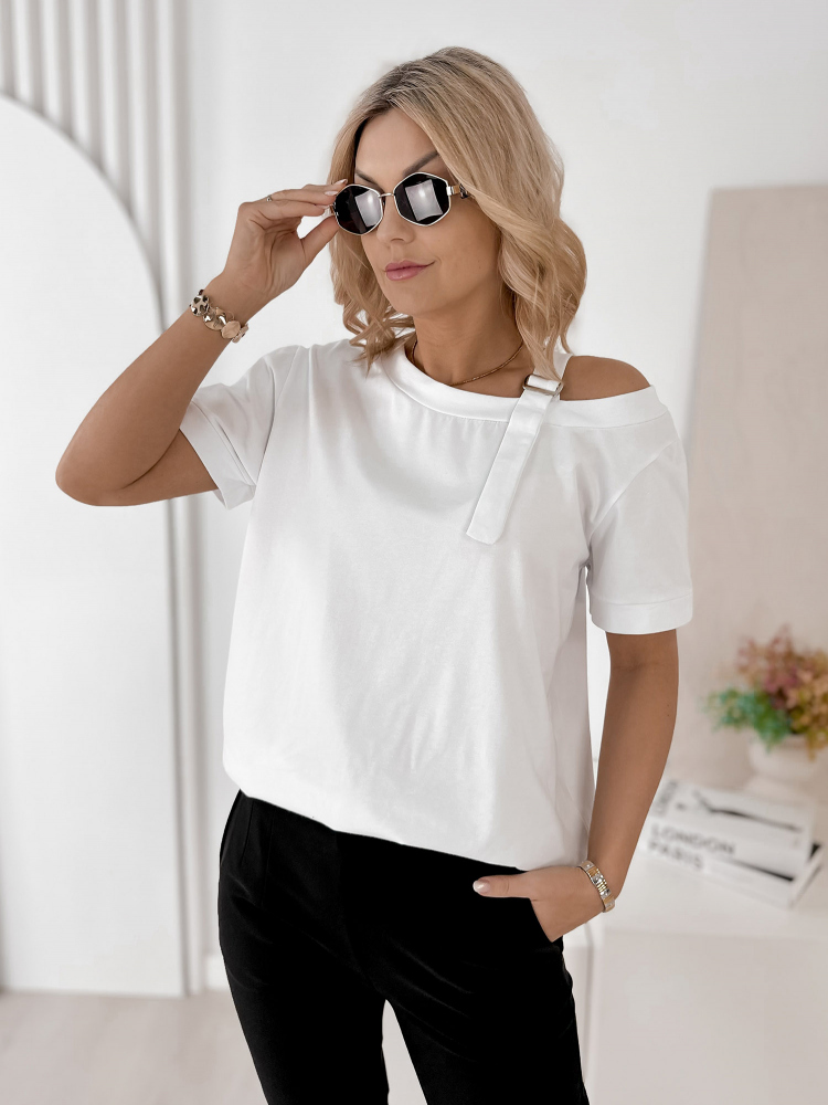 BLOUSE LESSI BLANC