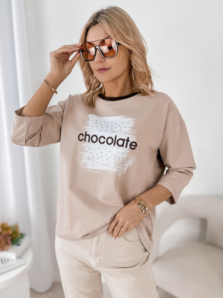 BLOUSE BECKER BEIGE FONCÉ