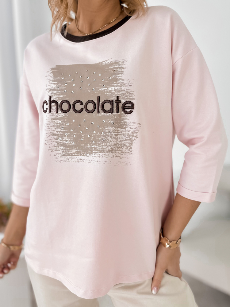 BLOUSE BECKER ROSE POUDRE