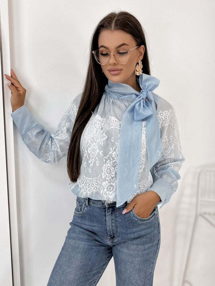 BLOUSE RELICT BLUE