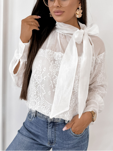 BLUSE RELICTA WEISS