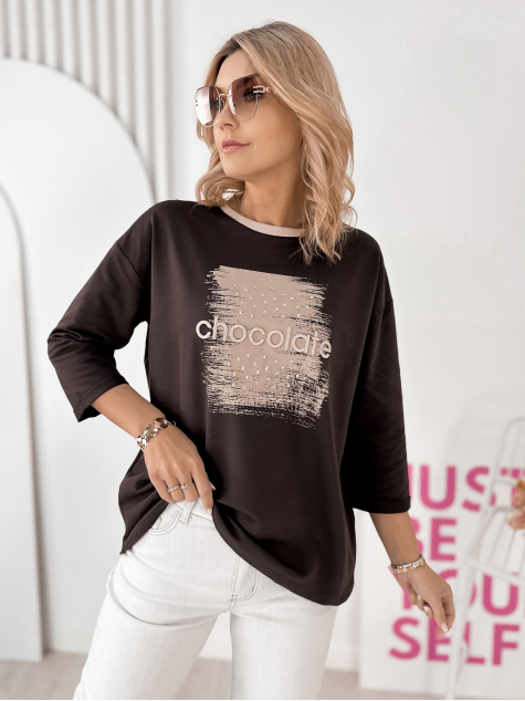 BLOUSE BECKER BRUN FONCÉ