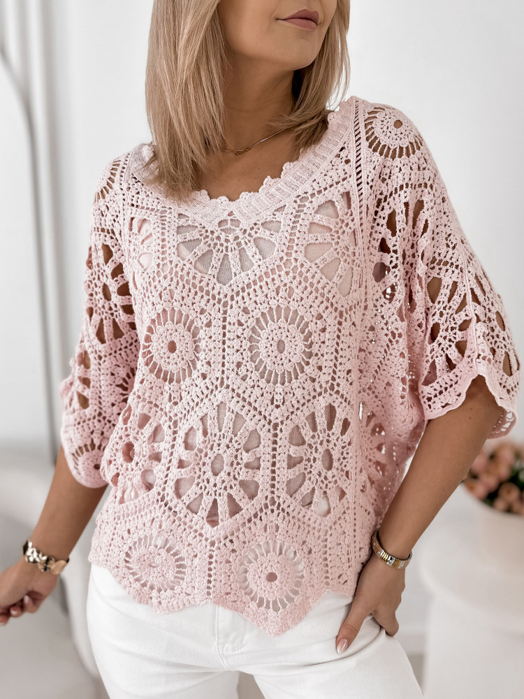 BLUZA ACARIO ROZ PUDRAT