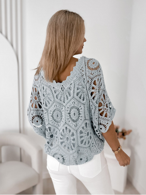 BLOUSE ACARIO BLEU