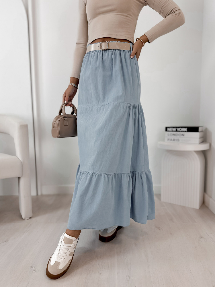 SKIRT CORDUROY YOSELLE BLUE