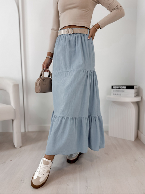 SKIRT CORDUROY YOSELLE BLUE