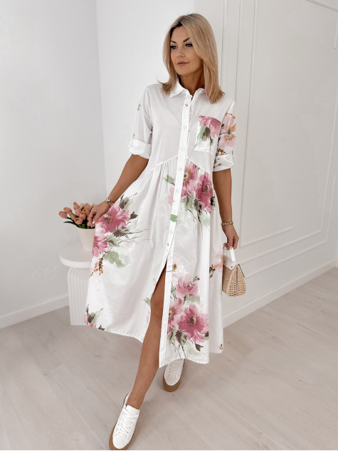DRESS MURRAY WHITE