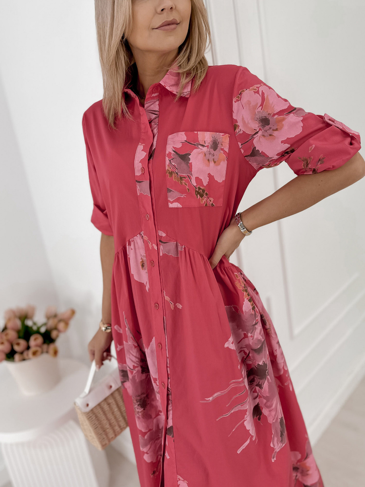DRESS MURRAY RASPBERRY
