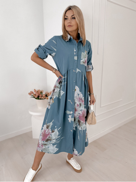 DRESS MURRAY BLUE