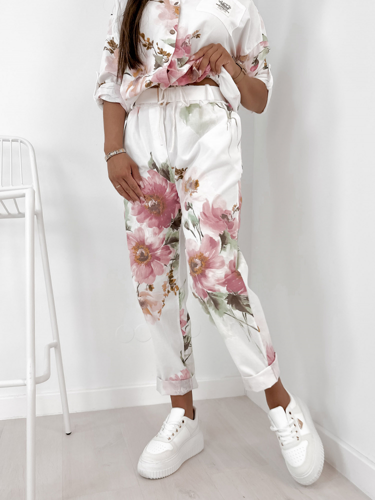 ENSEMBLE CORDUROY REMIO BLANC