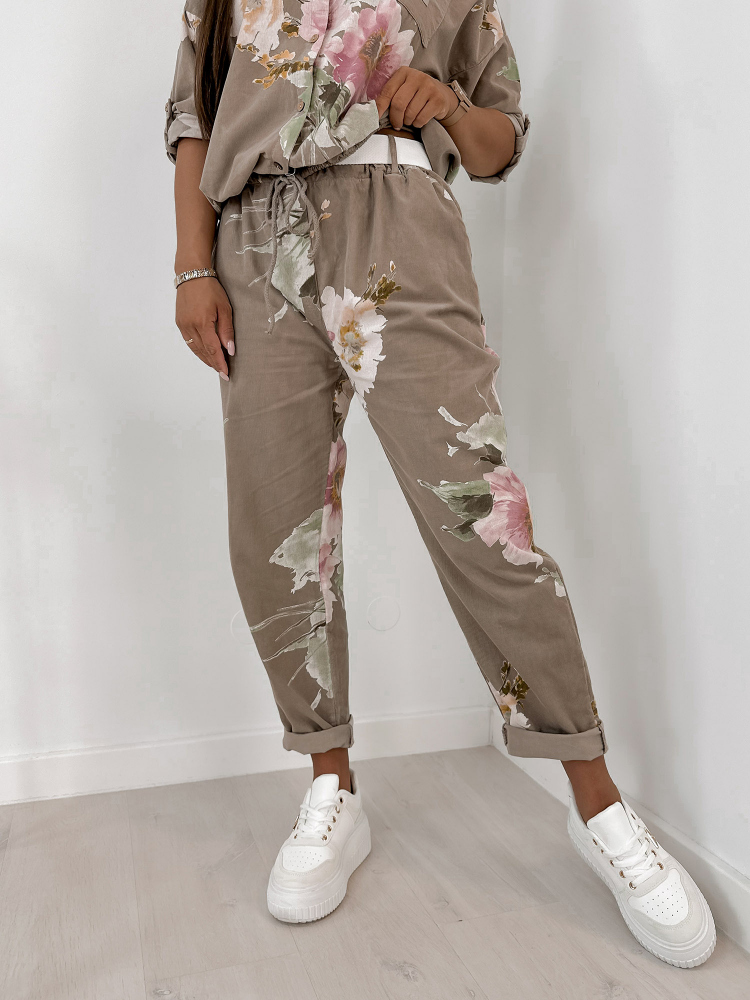 ENSEMBLE CORDUROY REMIO BEIGE FONCÉ