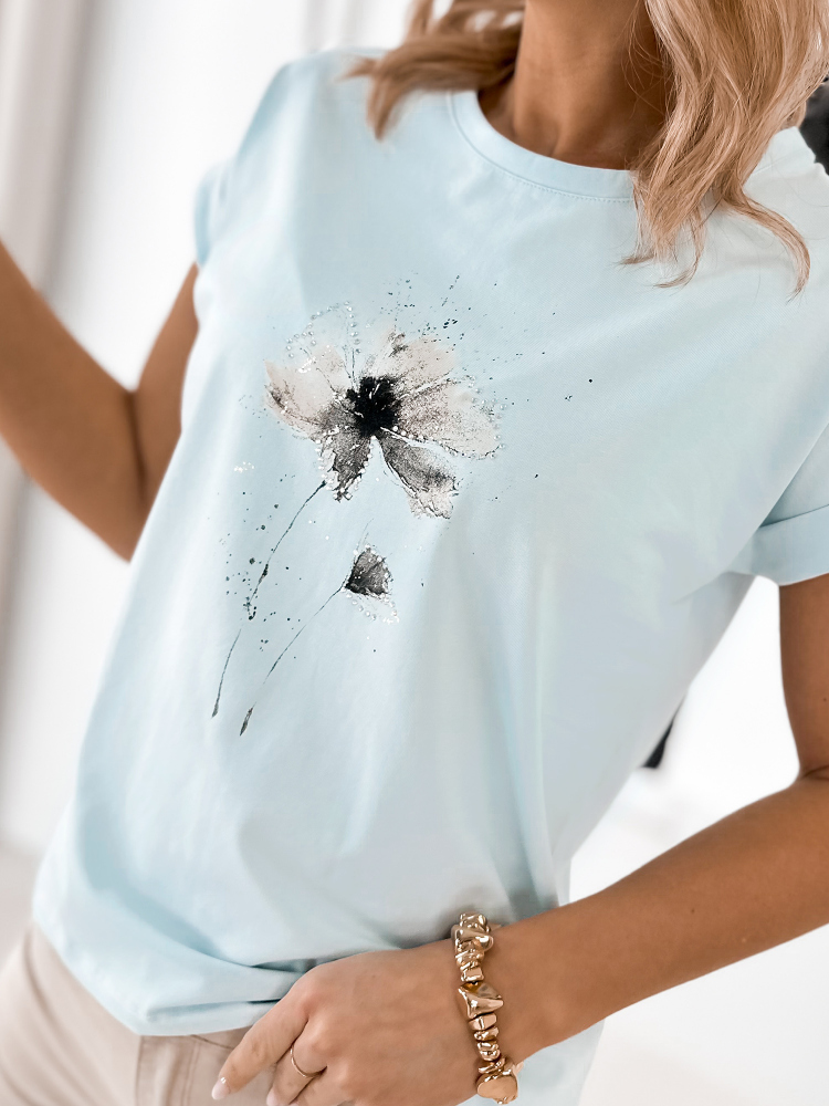 BLUSE HANNE BLAU