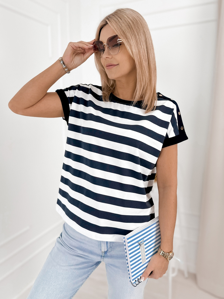 BLOUSE SEMYON BLEU MARINE