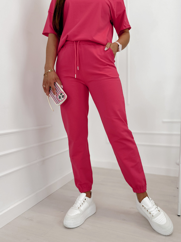 SET SOVOY KLEID HIMBEERROTER