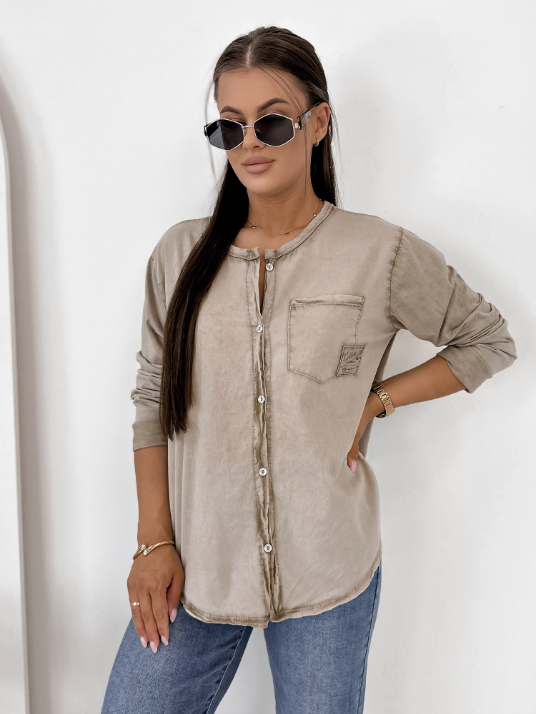 HEMD TARYN DUNKELBEIGE