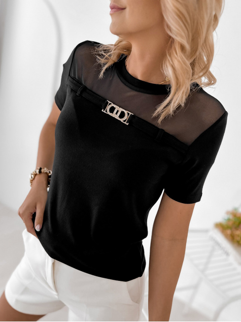 BLUSE ANIVE SCHWARZ