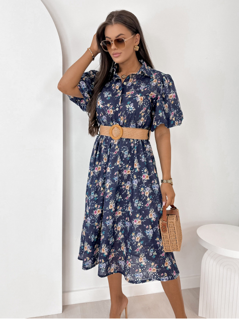 ROBE KERIS BLEU MARINE