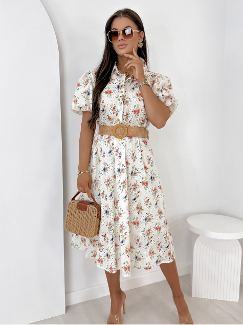 KLEID KERIS ECRU