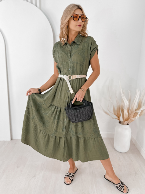 ROBE FOXEN KAKI