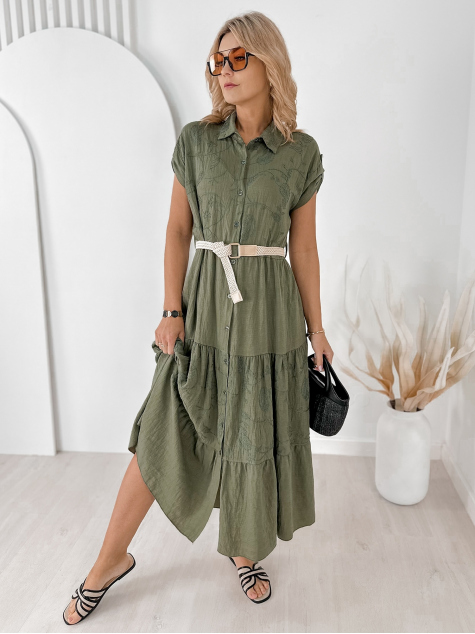 KLEID FOXEN KHAKI
