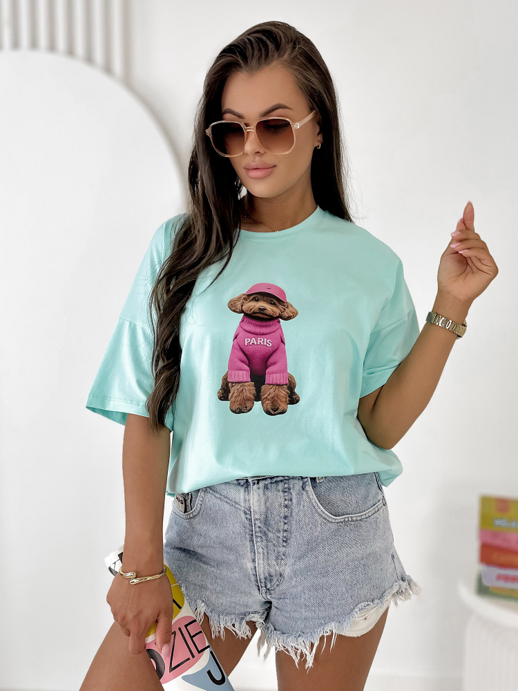 BLOUSE LETIE MENTHE