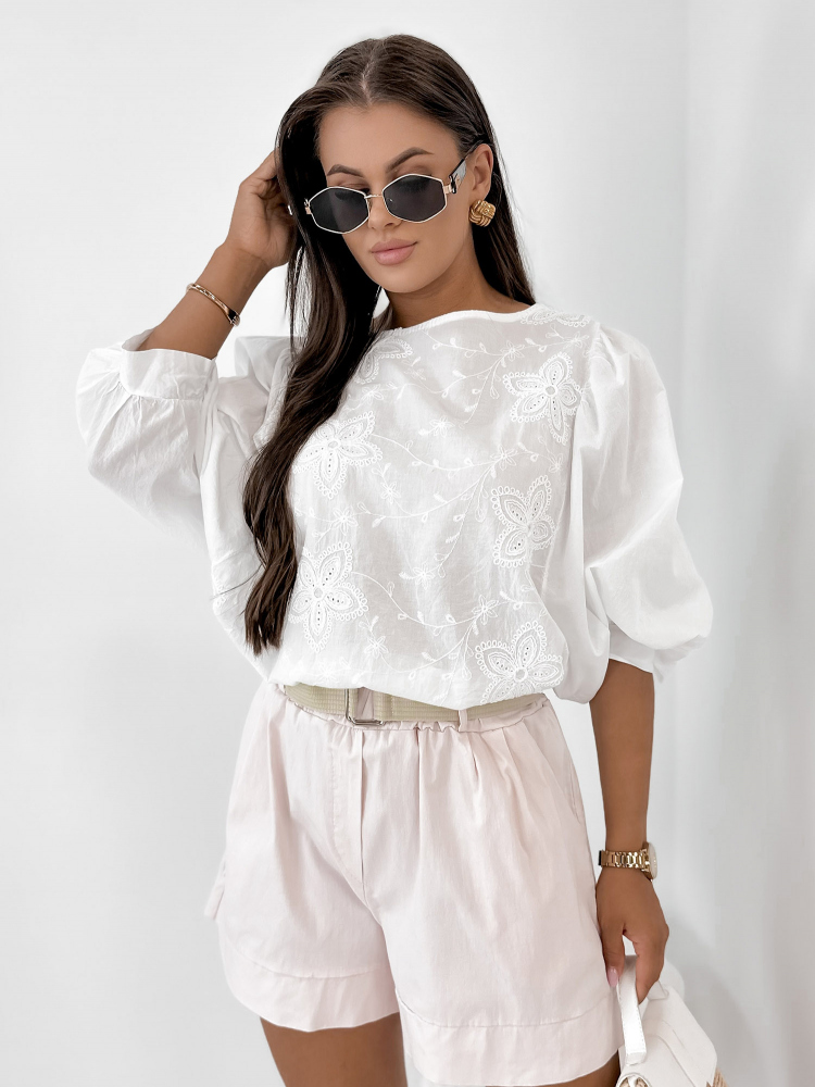 BLUSE ETILE WEISS