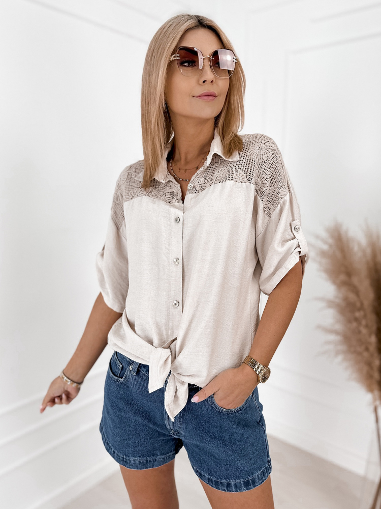 HEMD BRIGAN BEIGE
