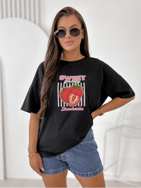 BLUSE DRIZZE SCHWARZ