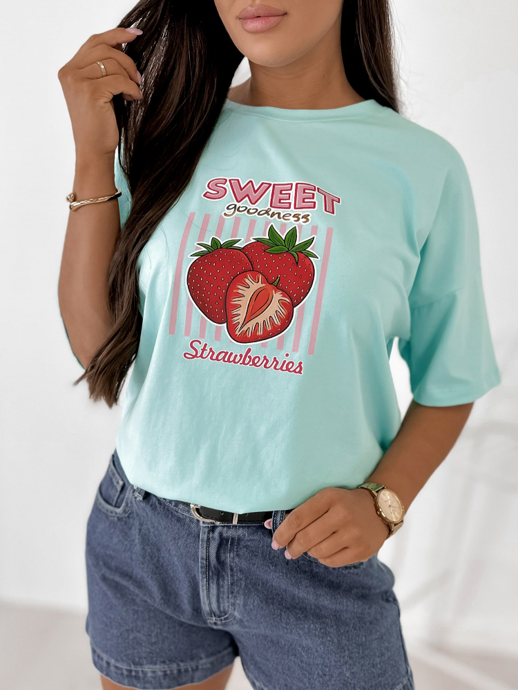 BLUSE DRIZZE MINTFARBENE