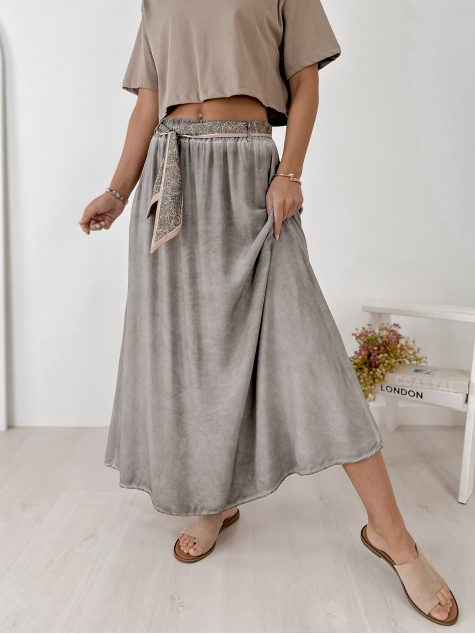 JUPE MAVEN GRIS