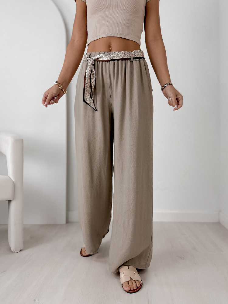 PANTS HUMBERT DARK BEIGE