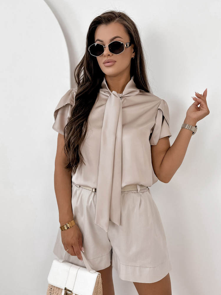 BLOUSE DOLORES BEIGE FONCÉ