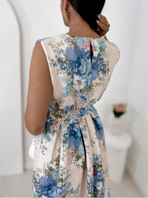 ROBE BLEU AUGUSTA