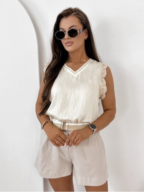 BLOUSE EZINA BEIGE