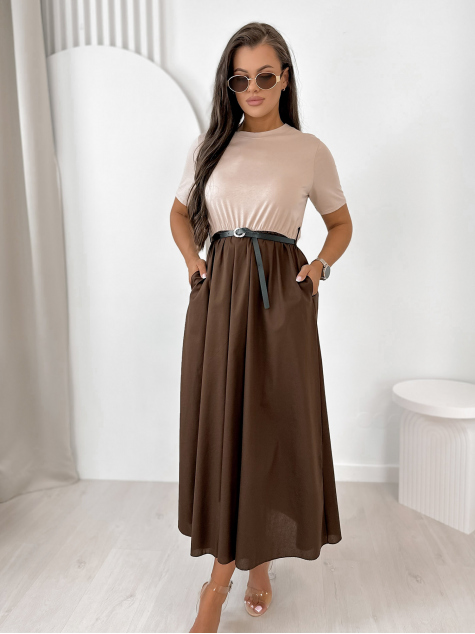 ROCHIE ANESSE BEIGE-MARO