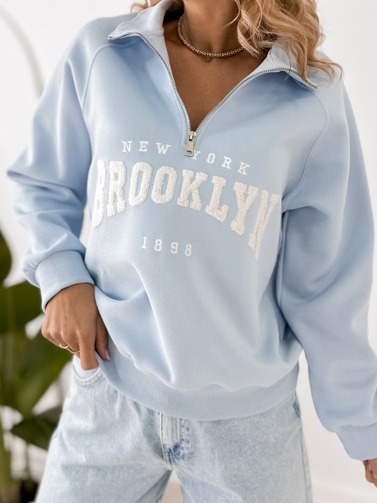 SWEATSHIRT HALSEY BLAU