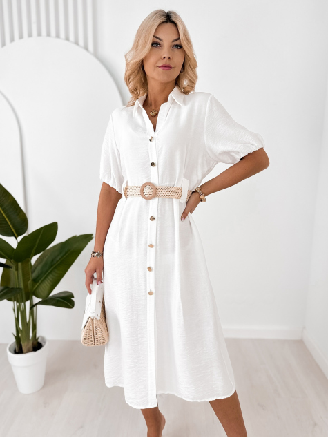 DRESS LYANNA WHITE