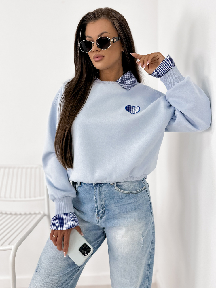 SWEATSHIRT MALLORIA BLAU