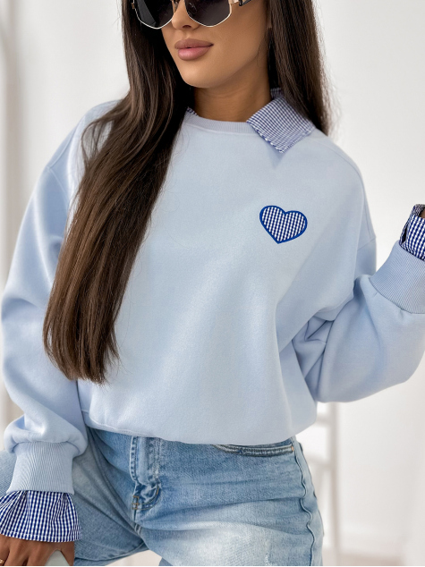 БЛУЗА МАЛОУМНО СИНЬО