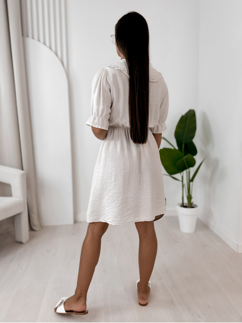 KLEID IRVING BEIGE