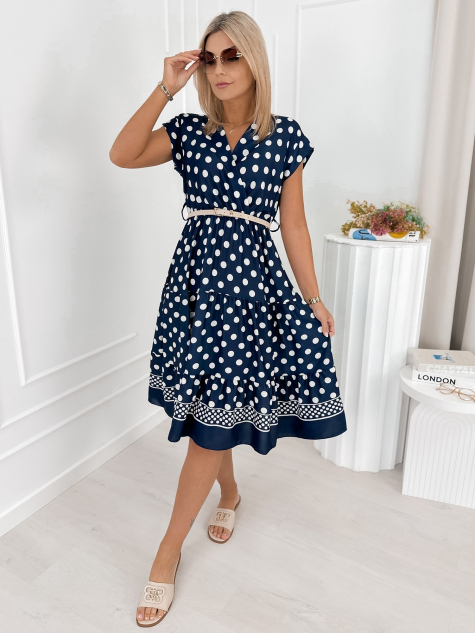 ROBE HOUX BLEU MARINE