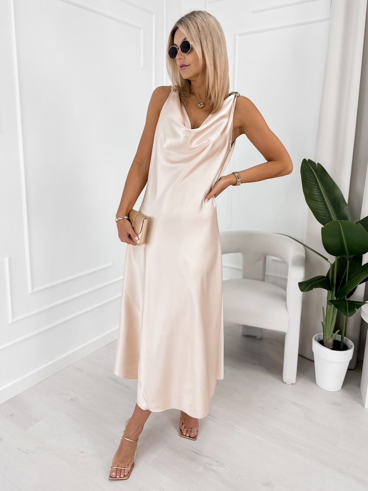 DRESS GRANCE BEIGE