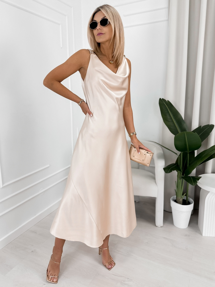 DRESS GRANCE BEIGE