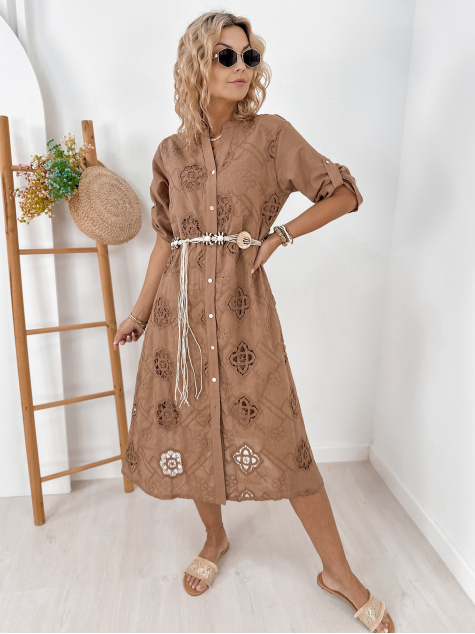 DRESS RUSTY BROWN