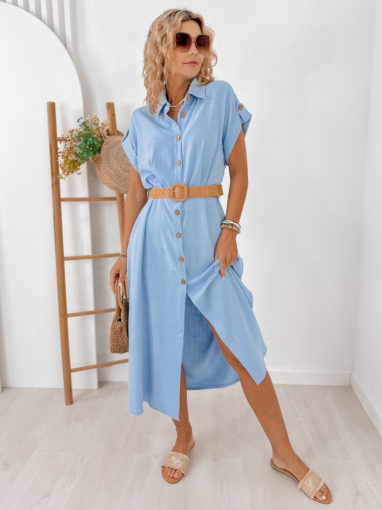 KLEID LOOMIS BLAU