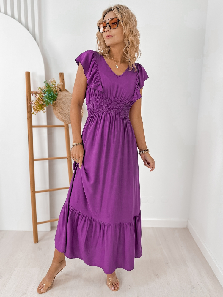 KLEID HARIGAN FUCHSIA