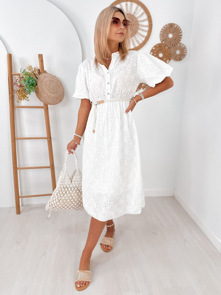 DRESS ELWOOD WHITE