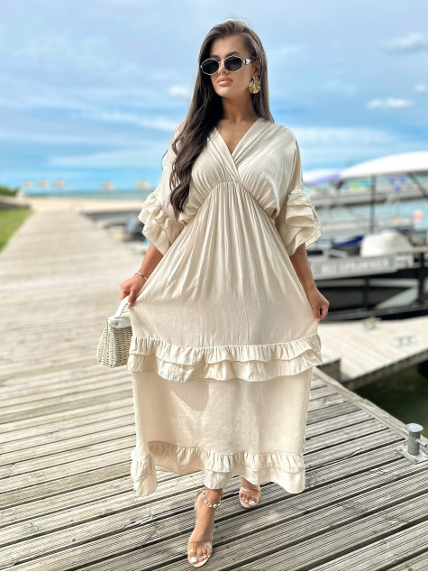 KLEID VERONIKA BEIGE