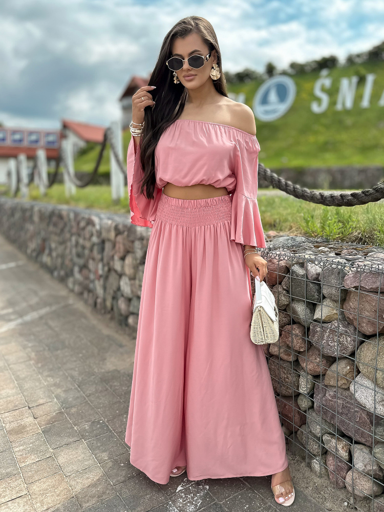 SOUPRAVA FRANKIE DIRTY PINK